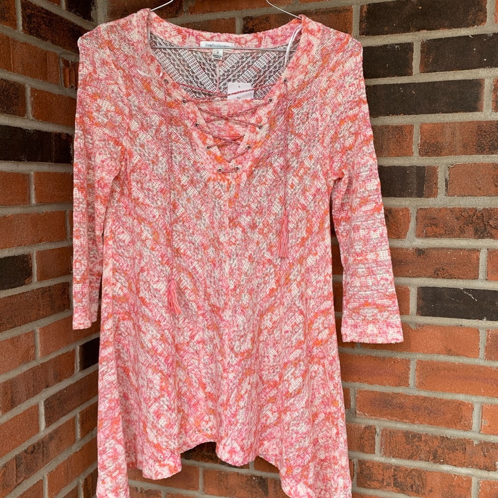 John Paul Richard‎ 3/4 sleeve asymmetrical top